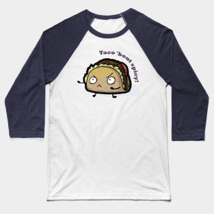 Angry Taco Baseball T-Shirt